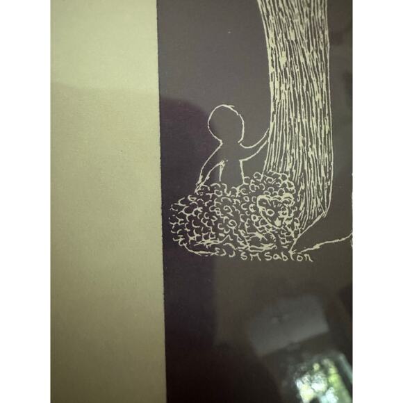 Signed numbered framed Print by Susan M. Sablon 2003, A Message of Faith 11x9” - Picture 8 of 14